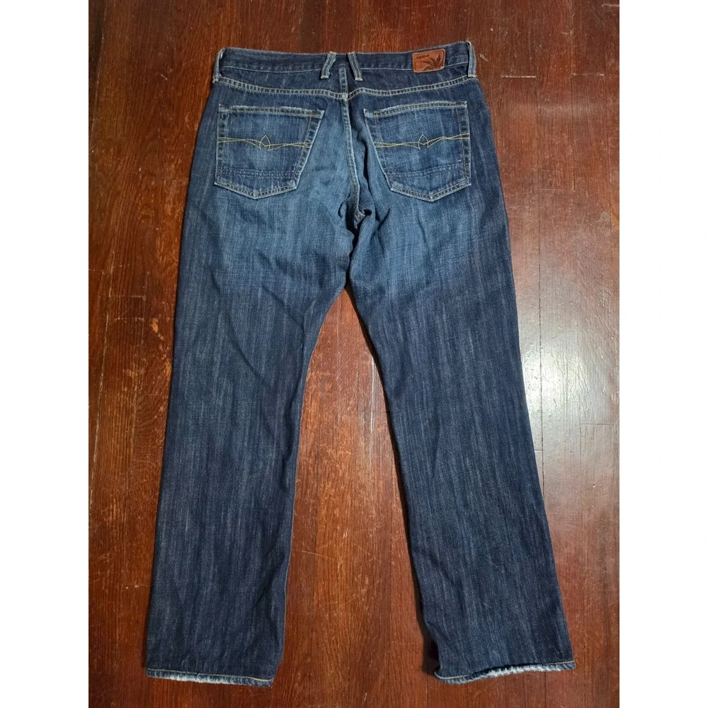 Agave Copper Denim Jeans USA California Men's 34x30 Waterman Relaxed Straight